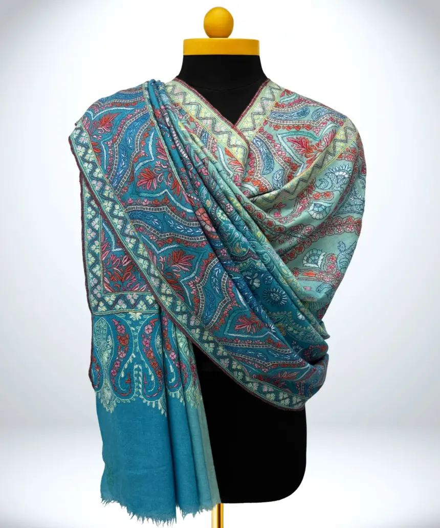 Shawl Handmade Pashmina Sozni Jamawar