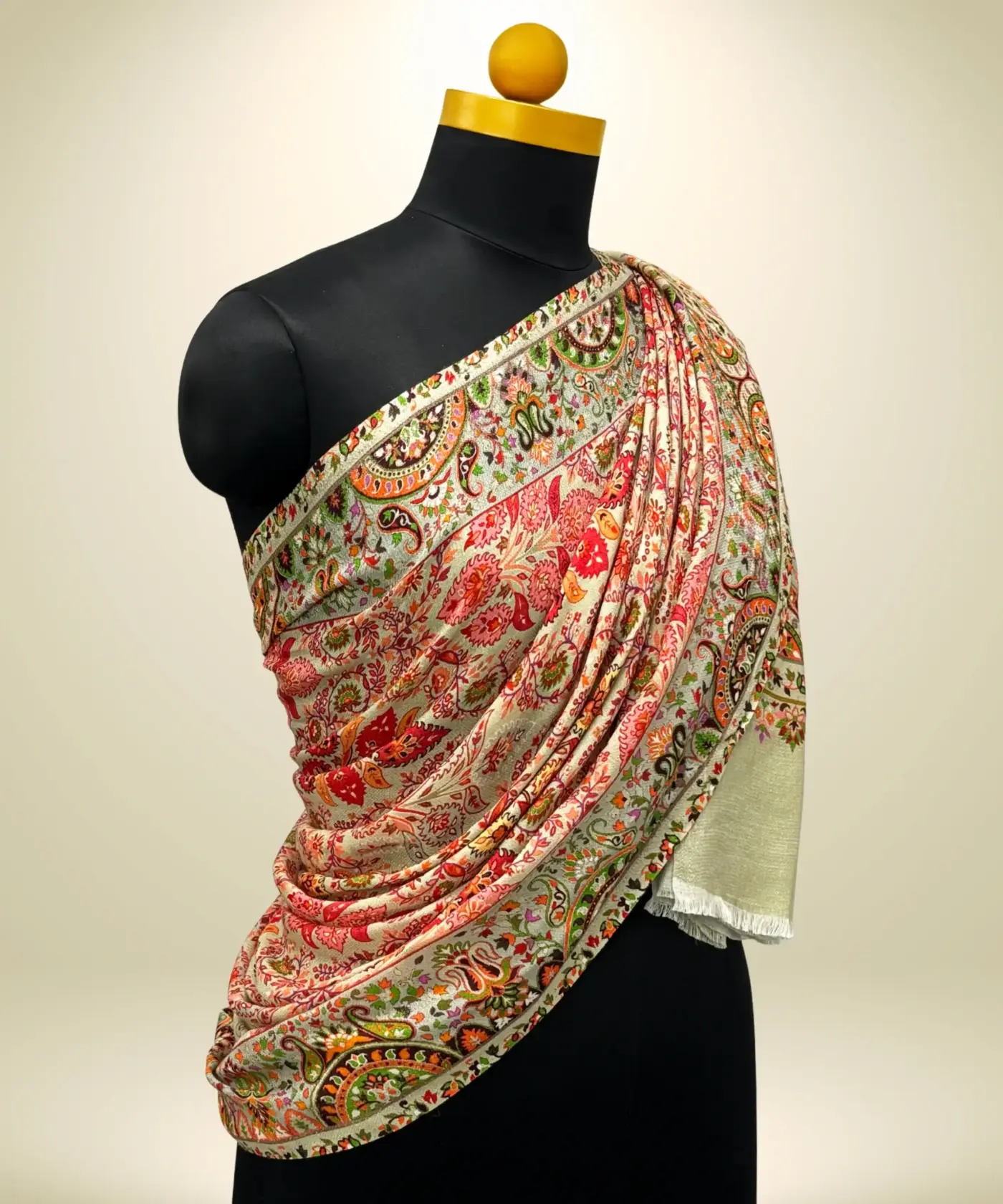 Shawl Silk Kalamkari - Image 3