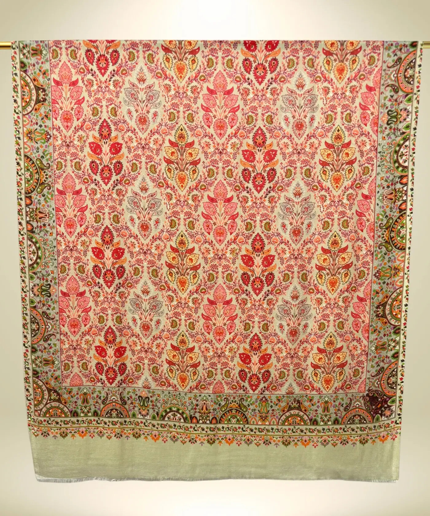 Shawl Silk Kalamkari - Image 5