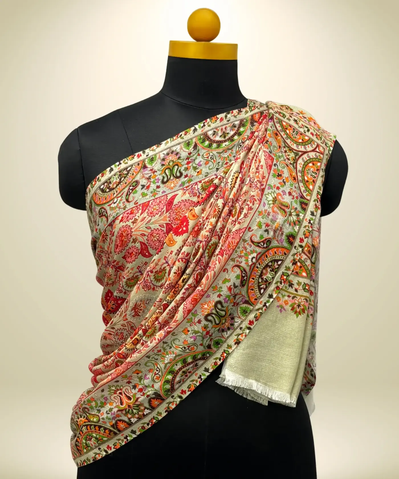 Shawl Silk Kalamkari - Image 2