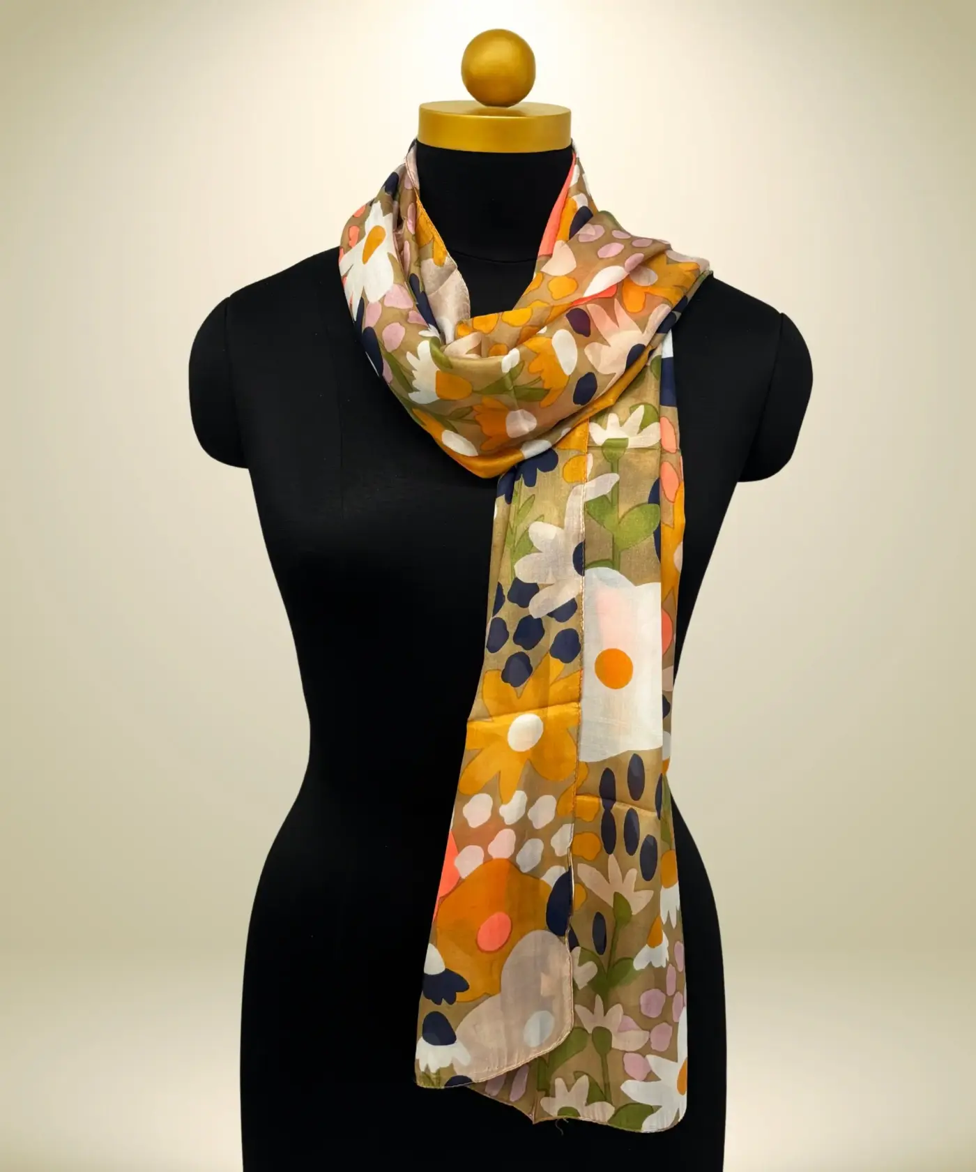 Scarf Silk Floral - Image 61