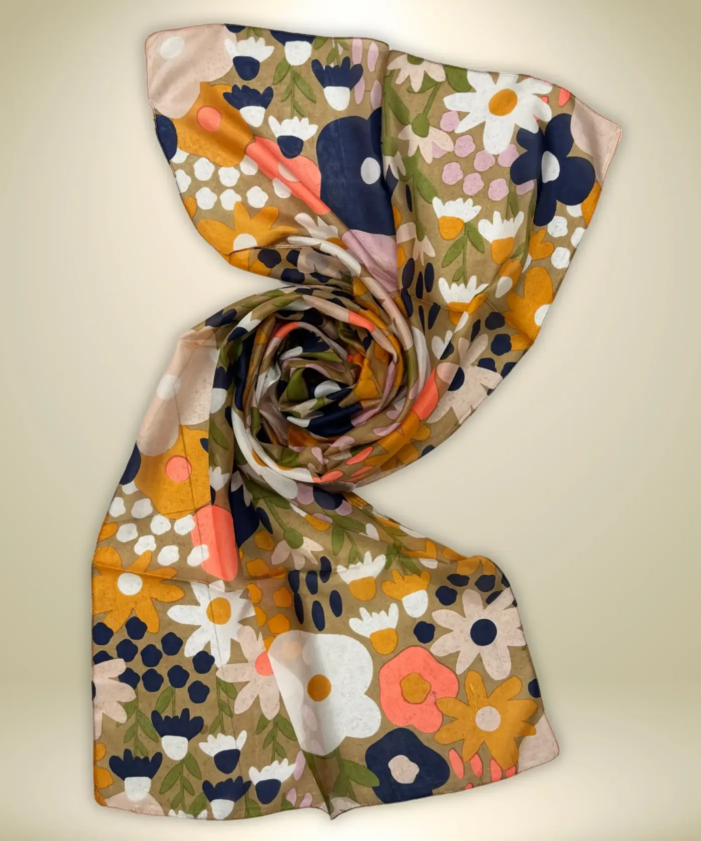 Scarf Silk Floral - Image 63
