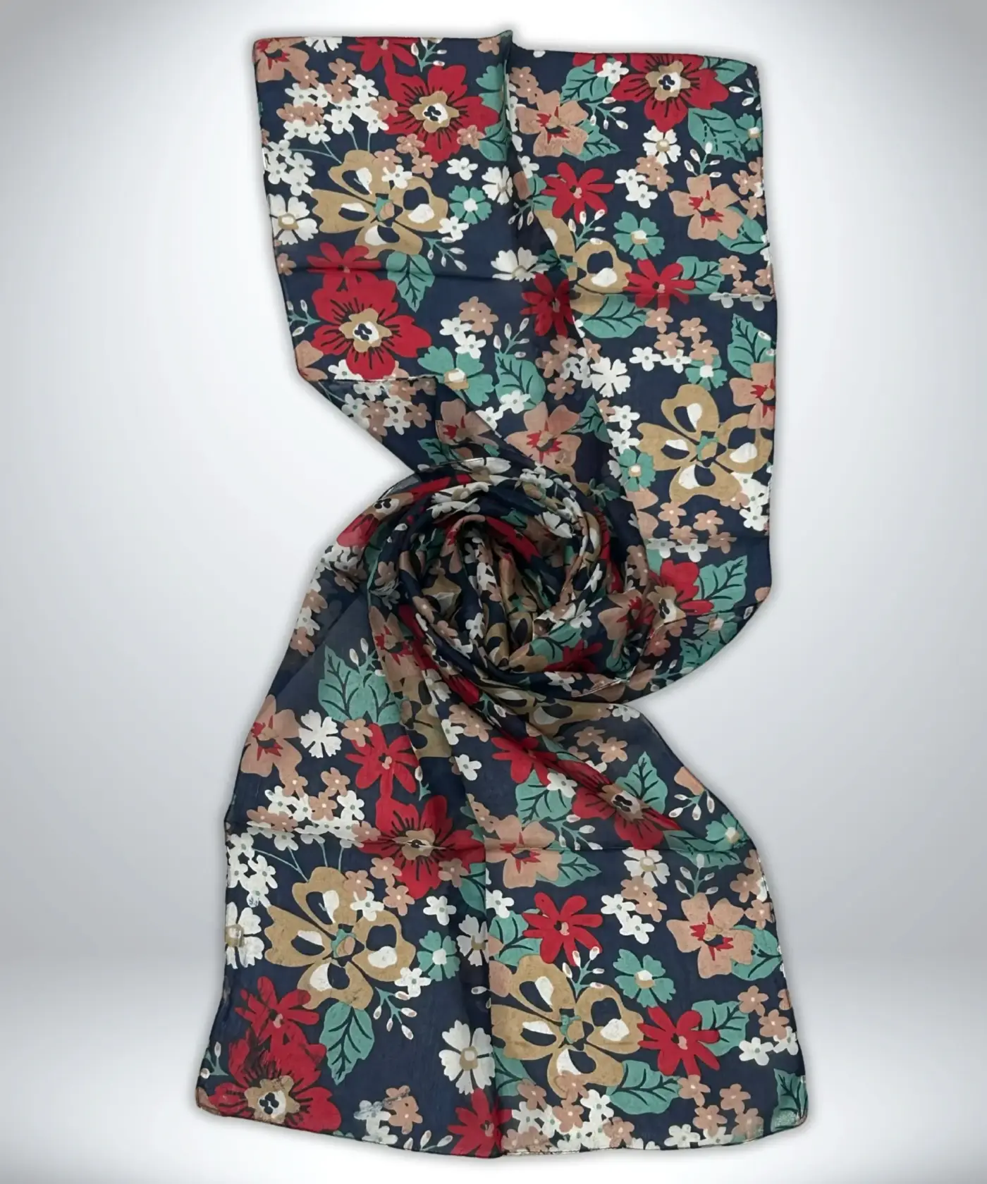 Scarf Silk Floral - Image 2