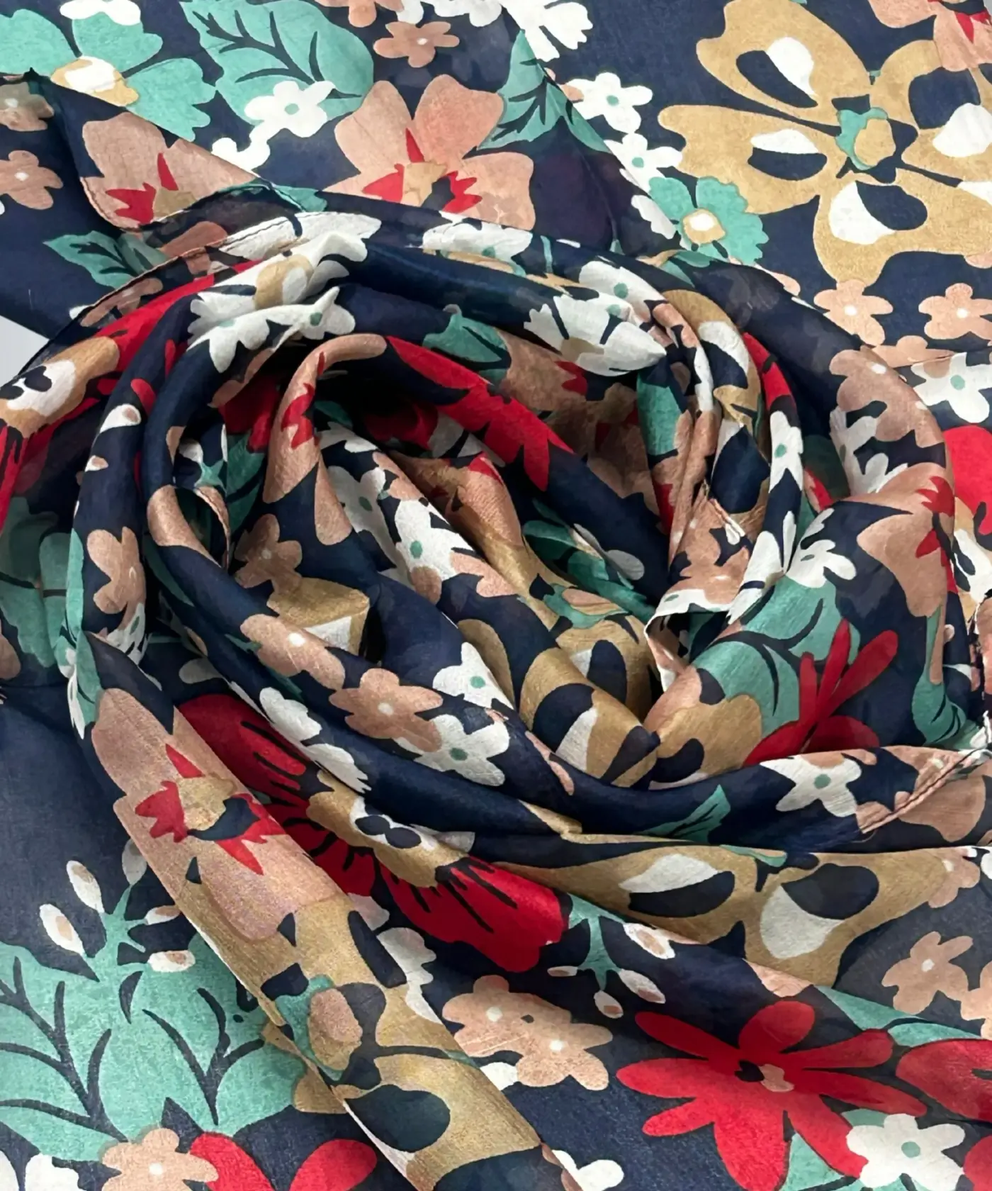 Scarf Silk Floral - Image 56