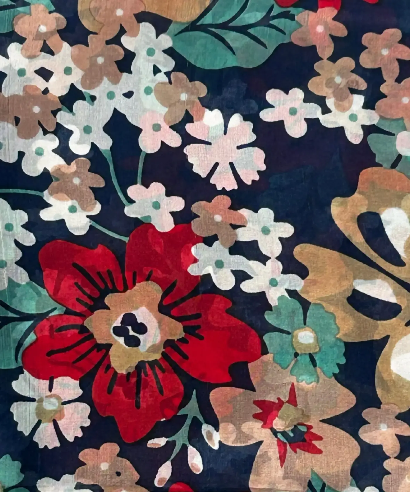Scarf Silk Floral - Image 5