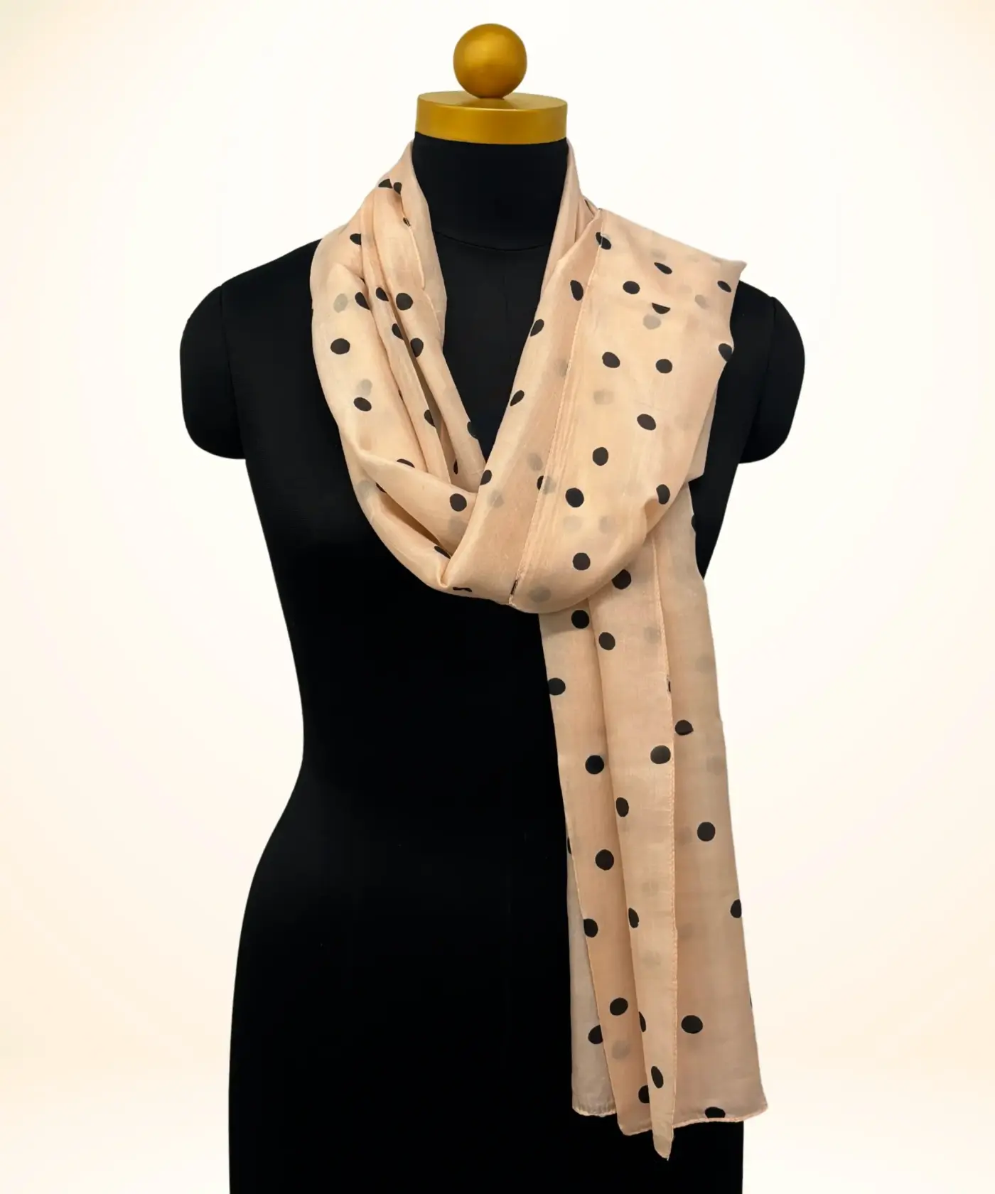 Scarf Silk Polka Dot - Image 3