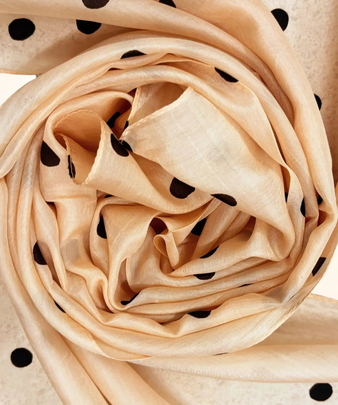 Scarf Silk Polka Dot - Image 4