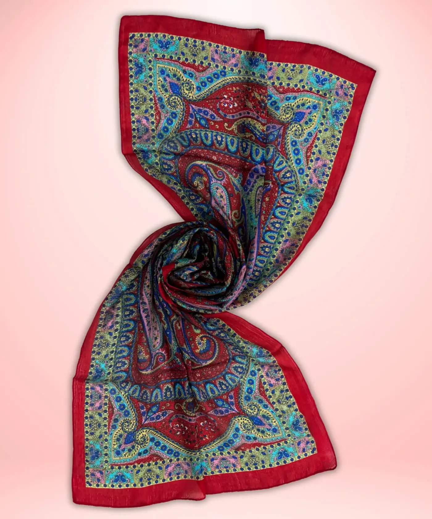 Scarf Kalamkari Silk - Image 39