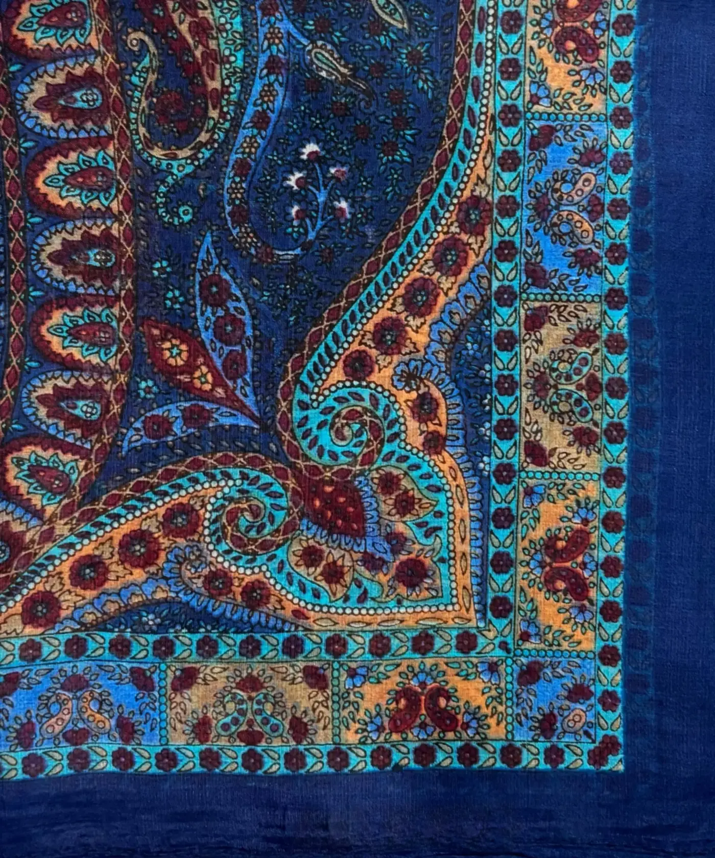 Scarf Kalamkari Silk - Image 43