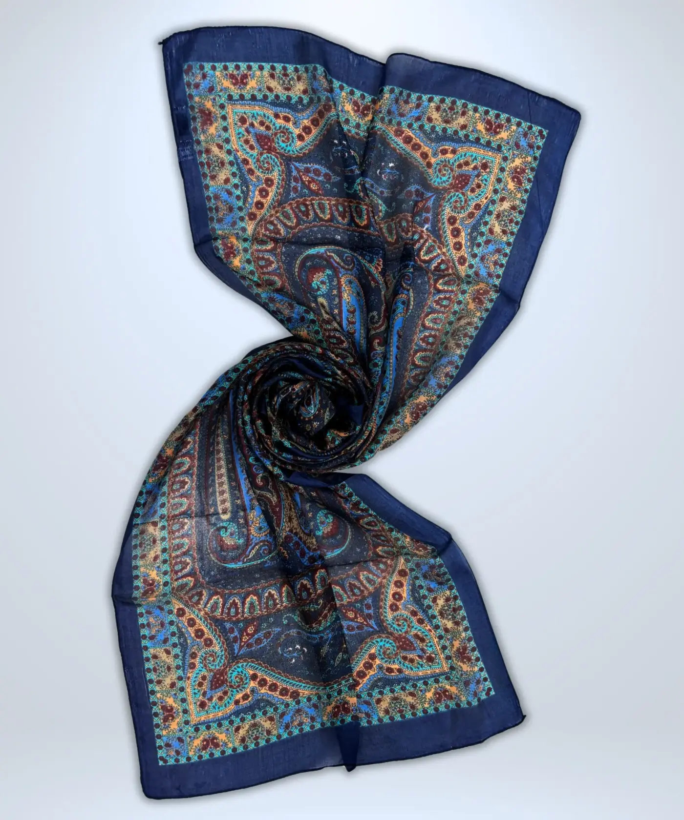 Scarf Kalamkari Silk - Image 49