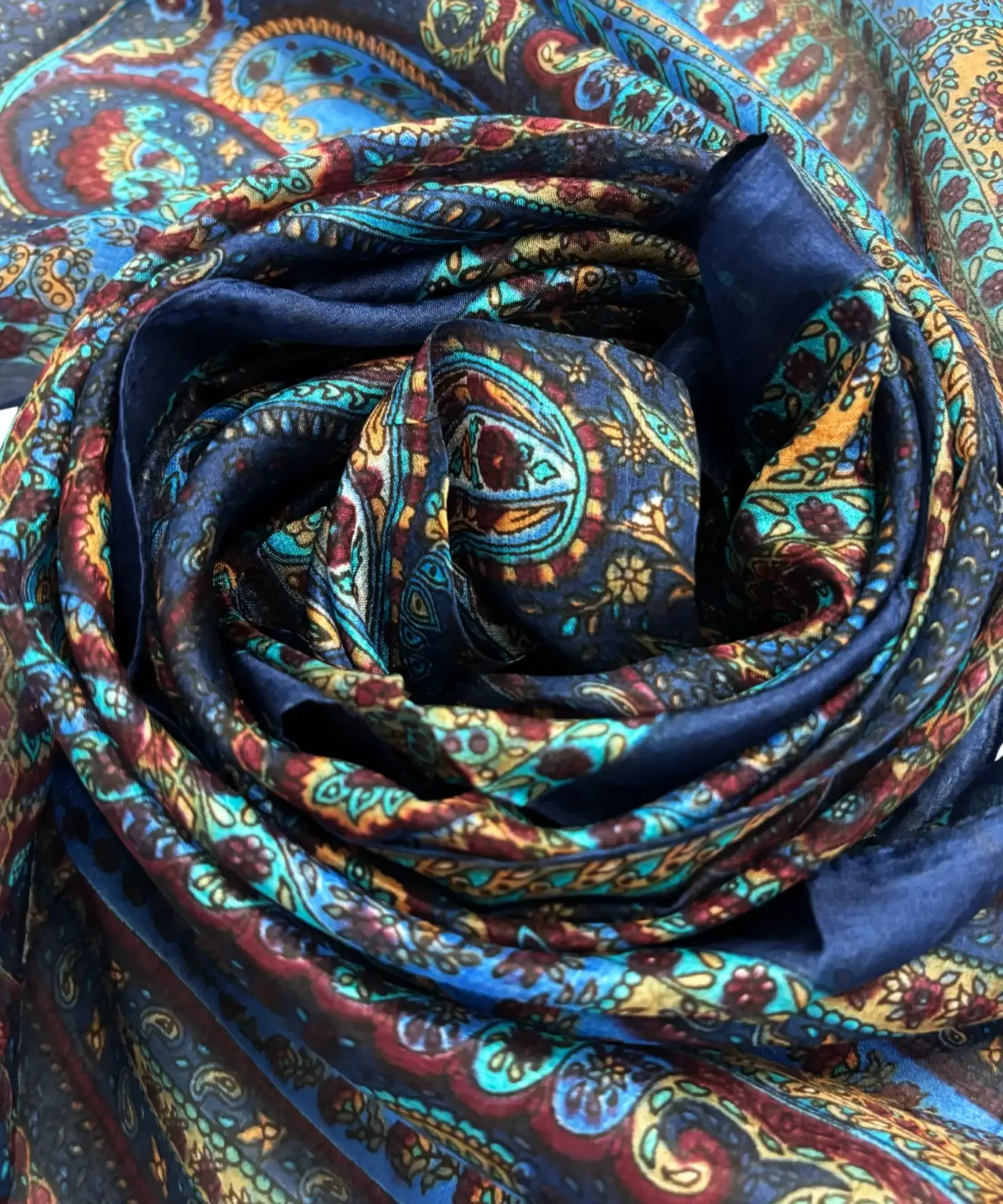 Scarf Kalamkari Silk - Image 50
