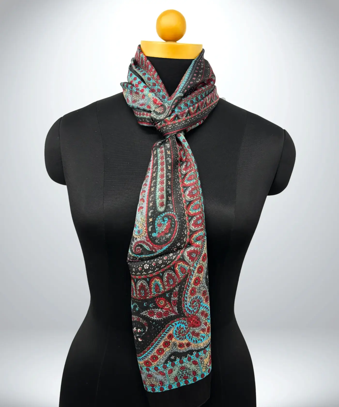 Scarf Kalamkari Silk - Image 64