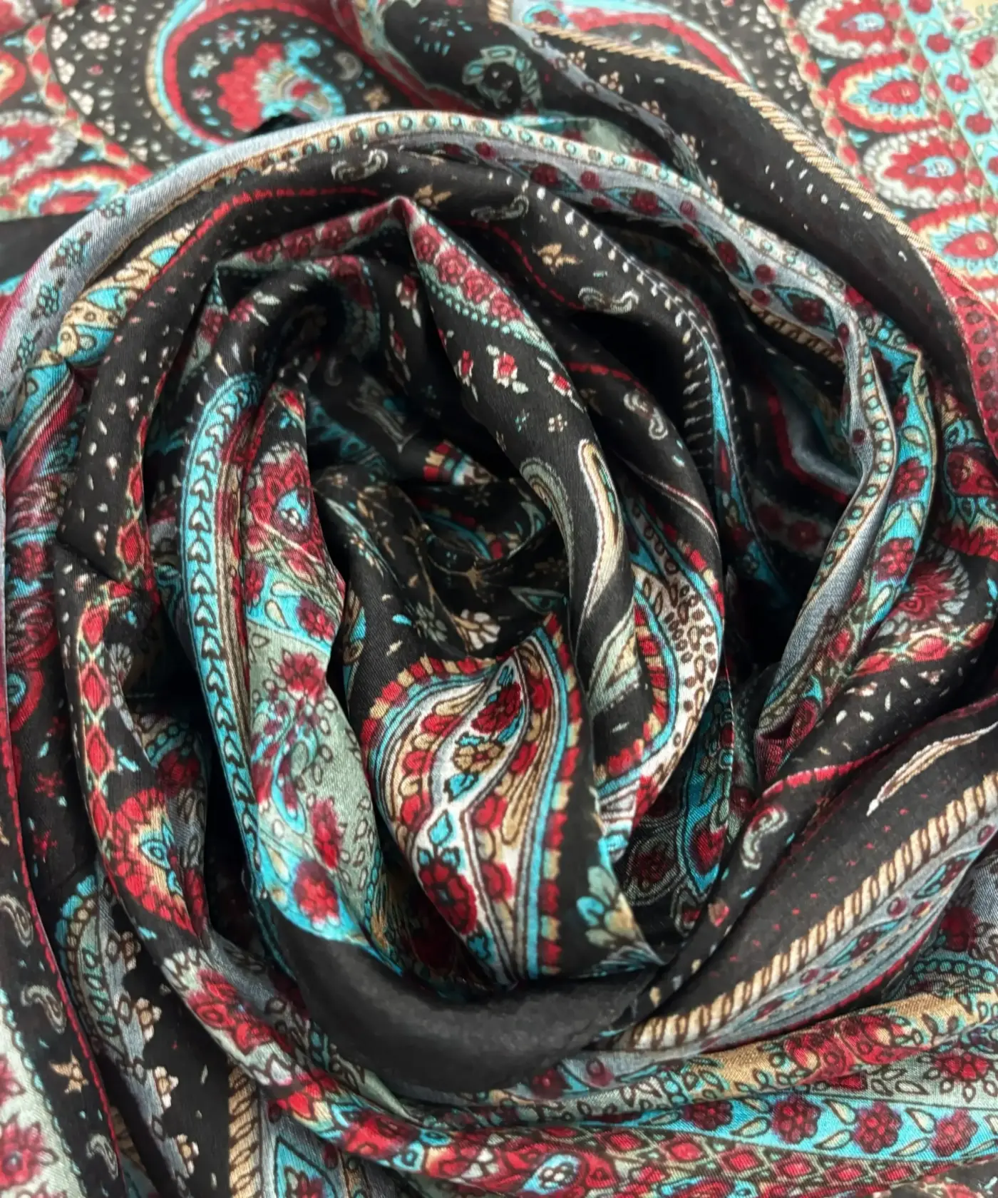 Scarf Kalamkari Silk - Image 68