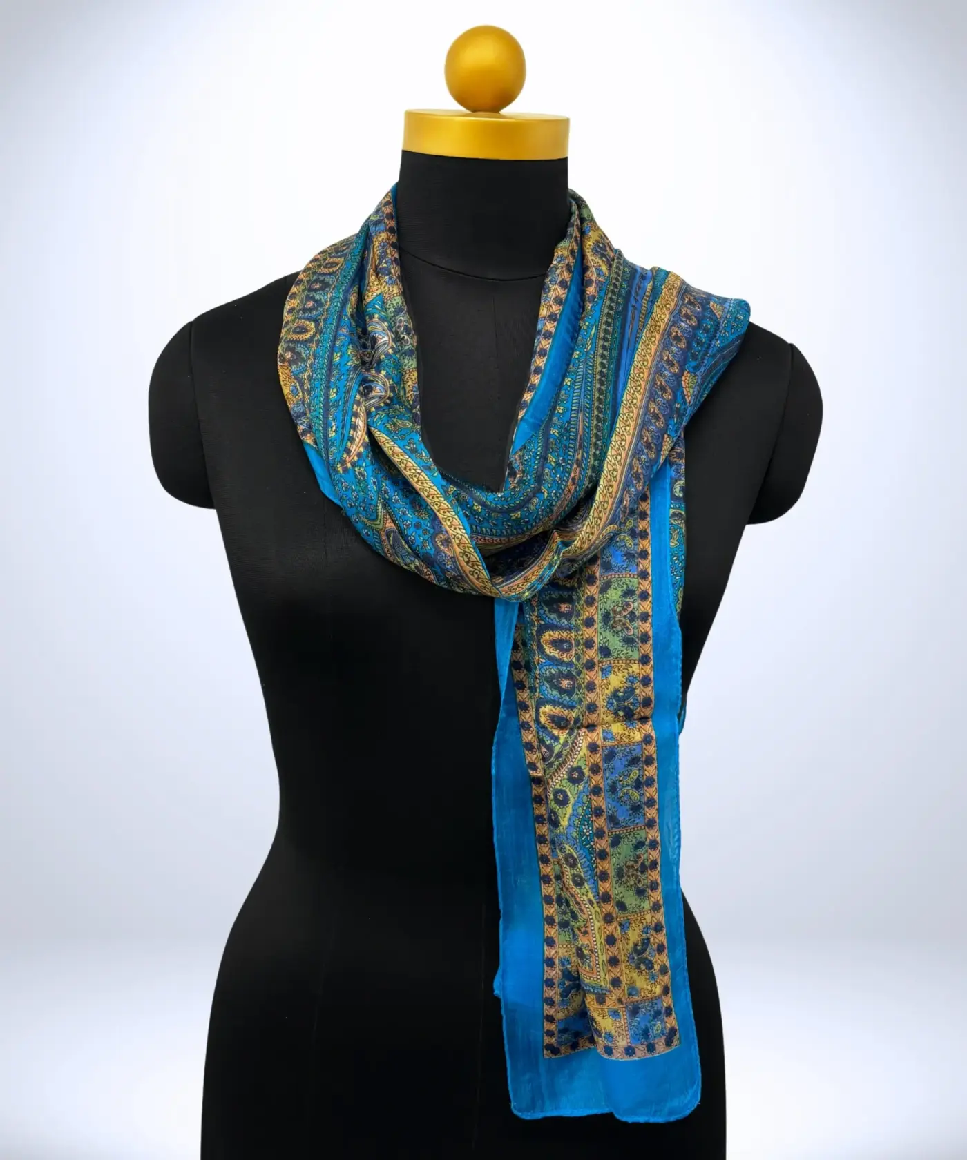 Scarf Kalamkari Silk - Image 101