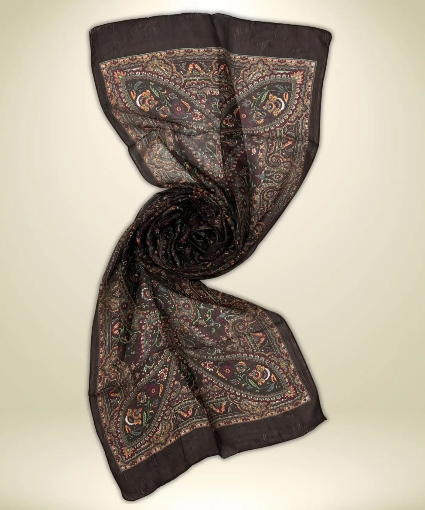 Scarf Kalamkari Silk - Image 14