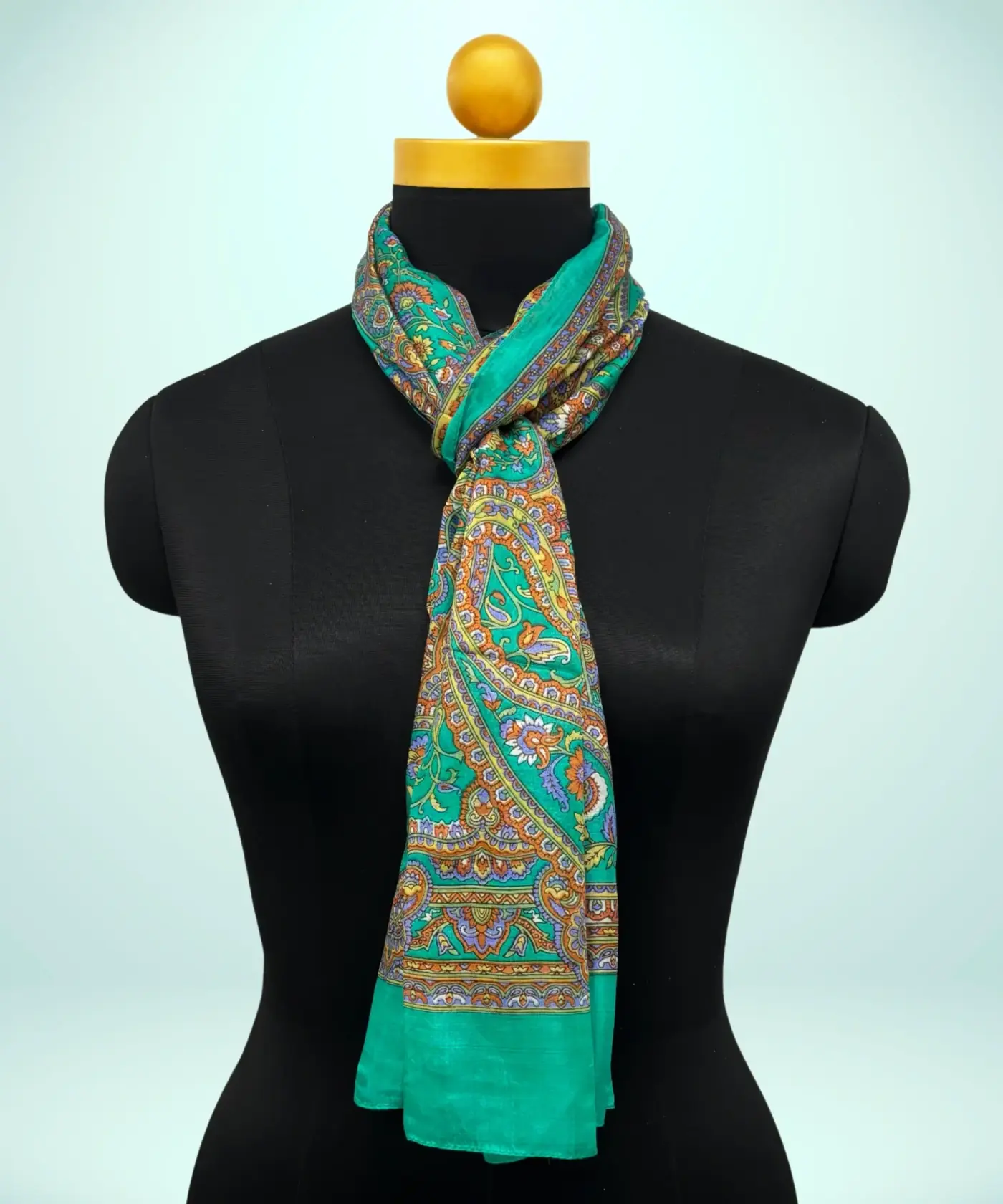 Scarf Kalamkari Silk - Image 87