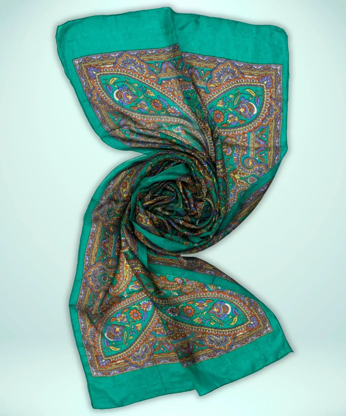 Scarf Kalamkari Silk - Image 92