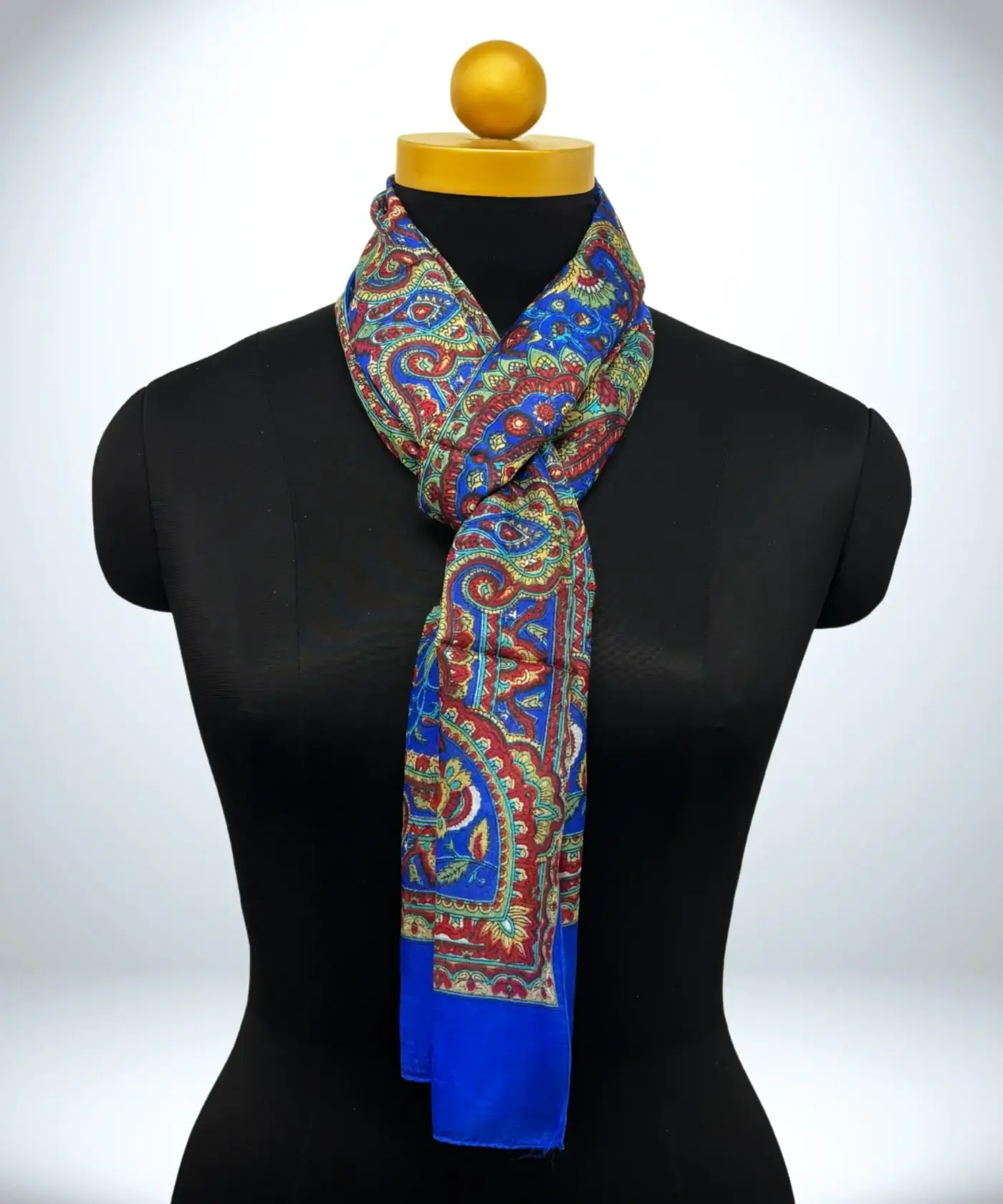 Scarf Kalamkari Silk - Image 53