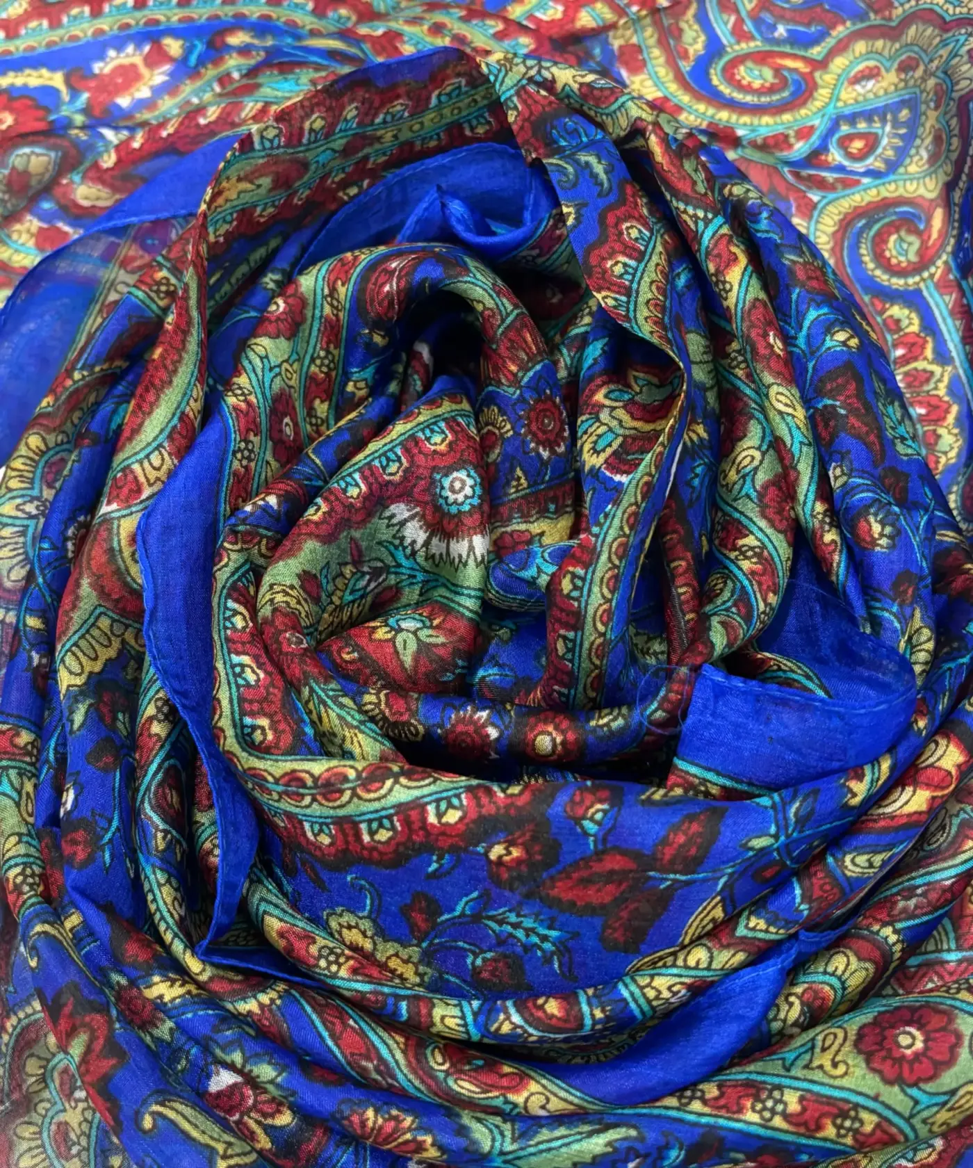 Scarf Kalamkari Silk - Image 4