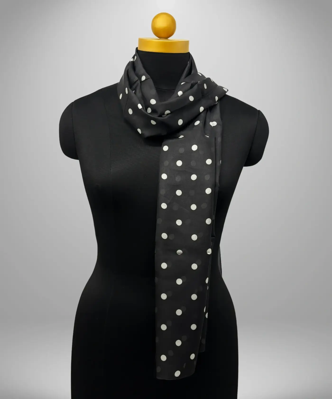 Scarf Silk Polka Dot - Image 12