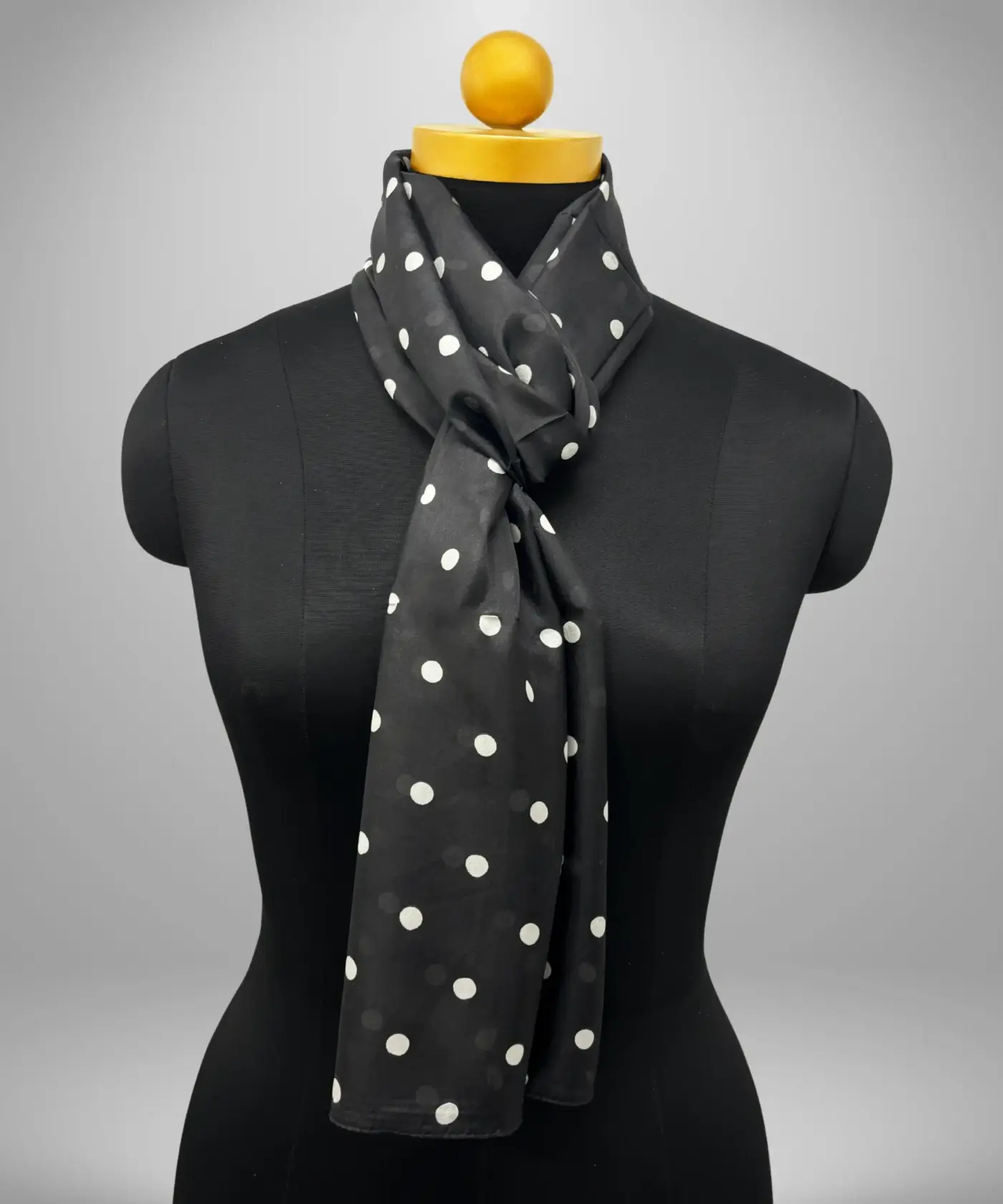 Scarf Silk Polka Dot - Image 14