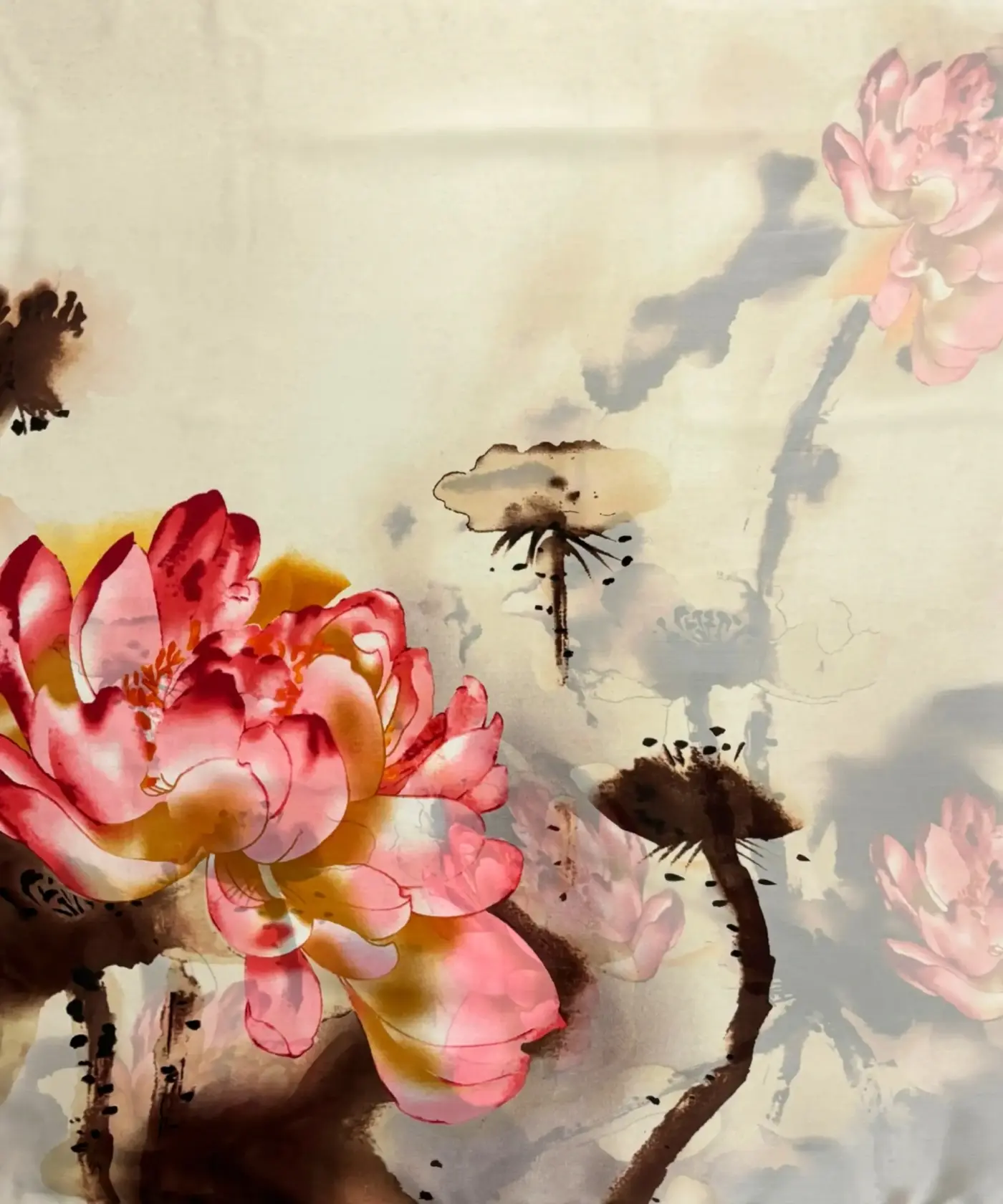 Stole Silk Printed Designer - Image 23