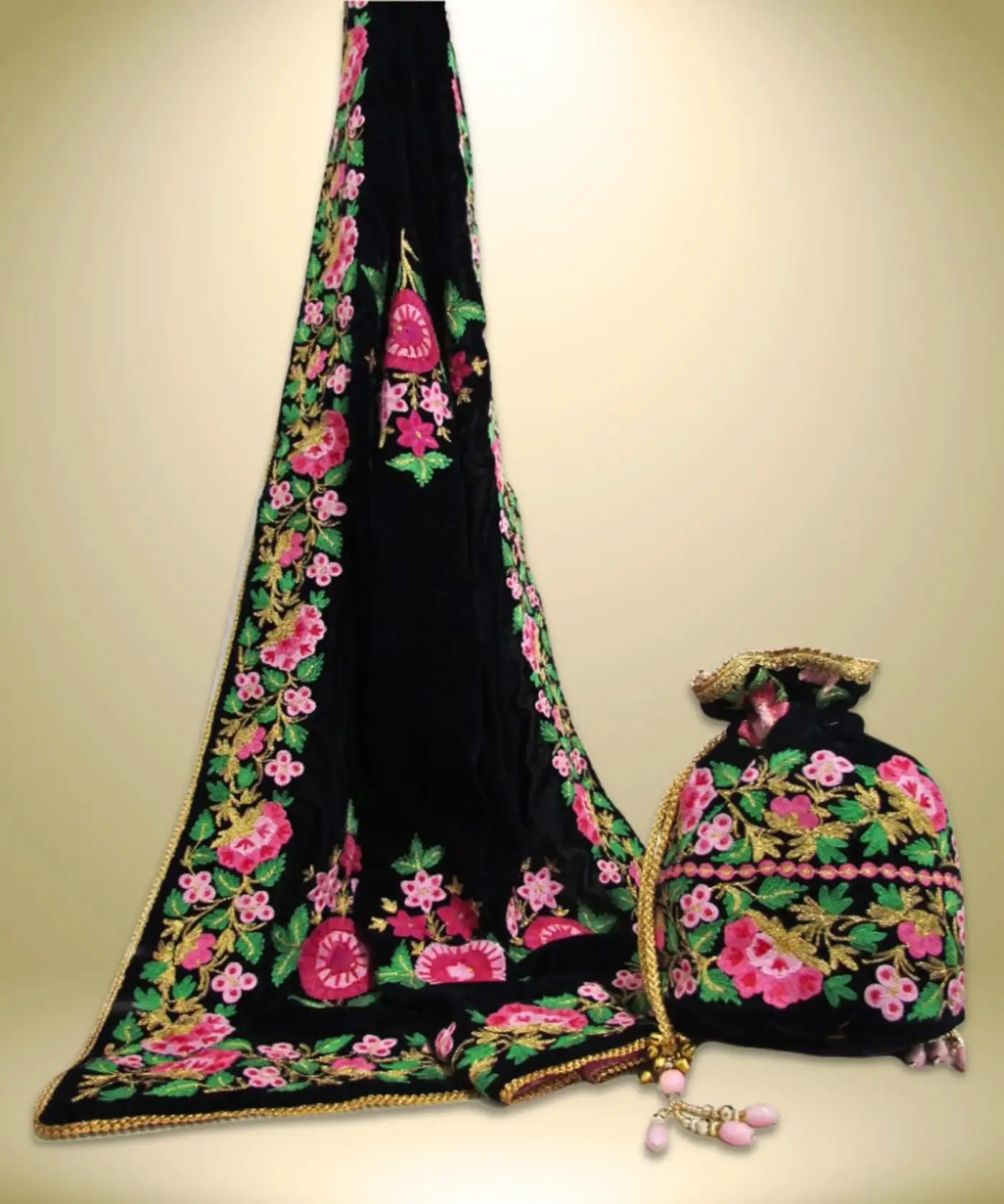 Stole Designer Velvet - Image 2