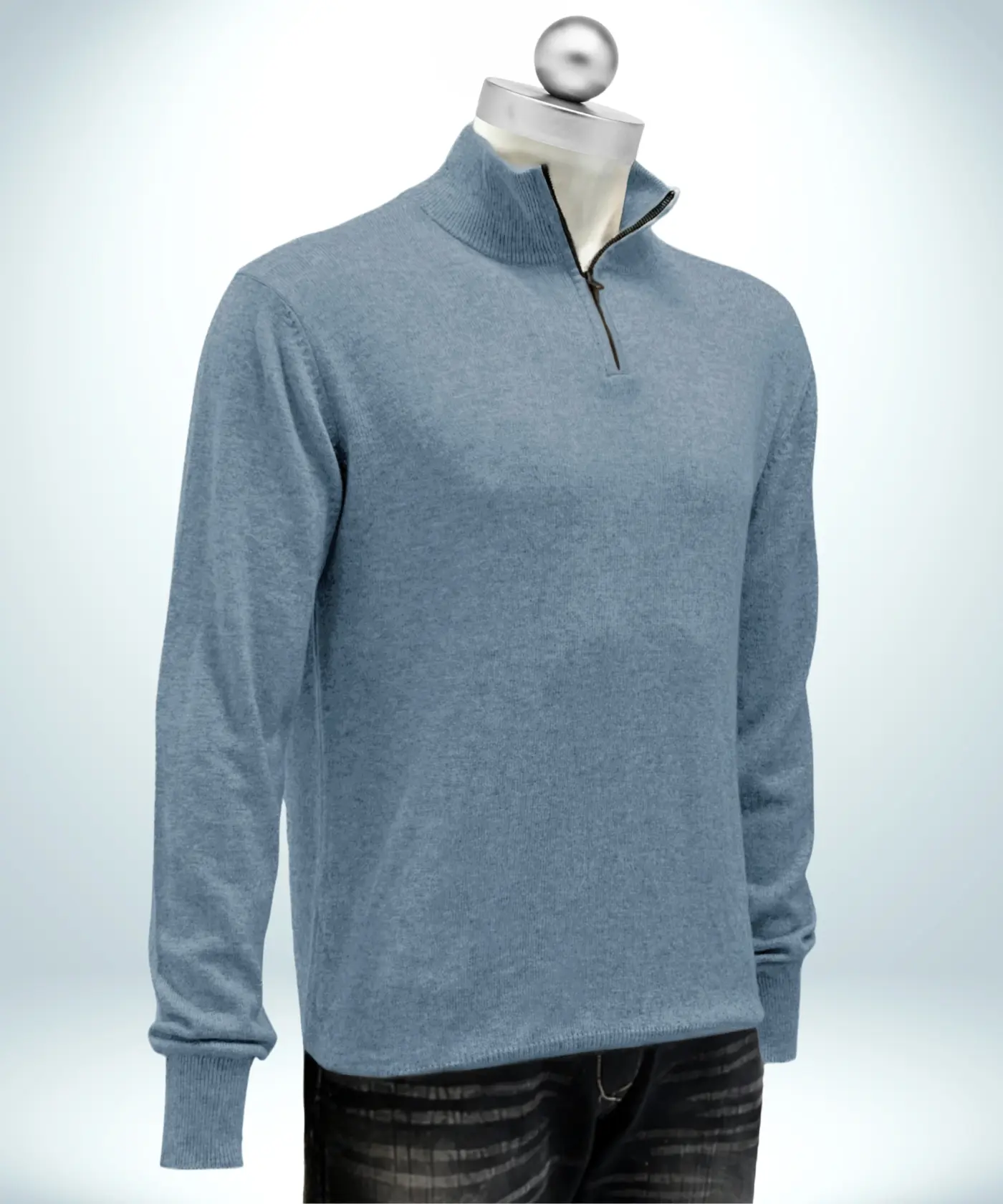 Sweater Pashmina Zip Neck - Image 59