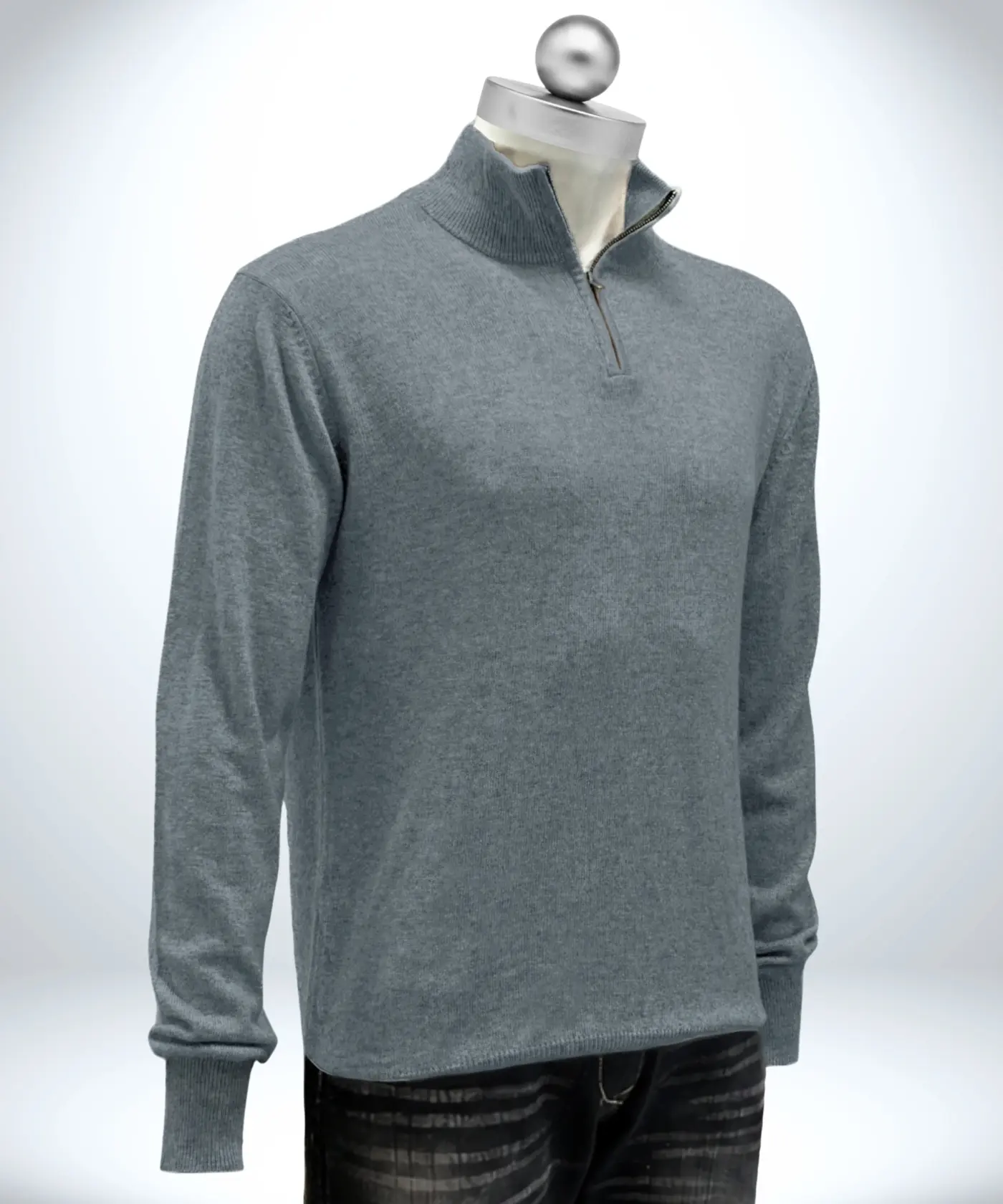 Sweater Pashmina Zip Neck - Image 24