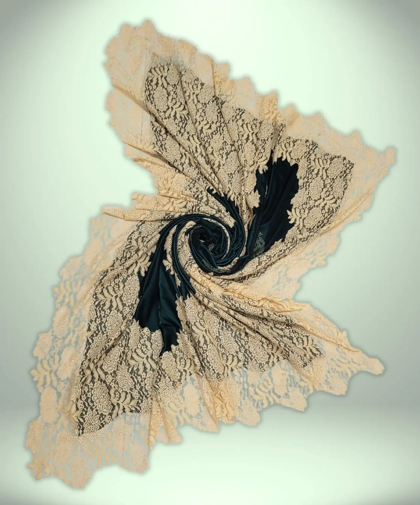 Shawl Velvet Lace Work - Image 5