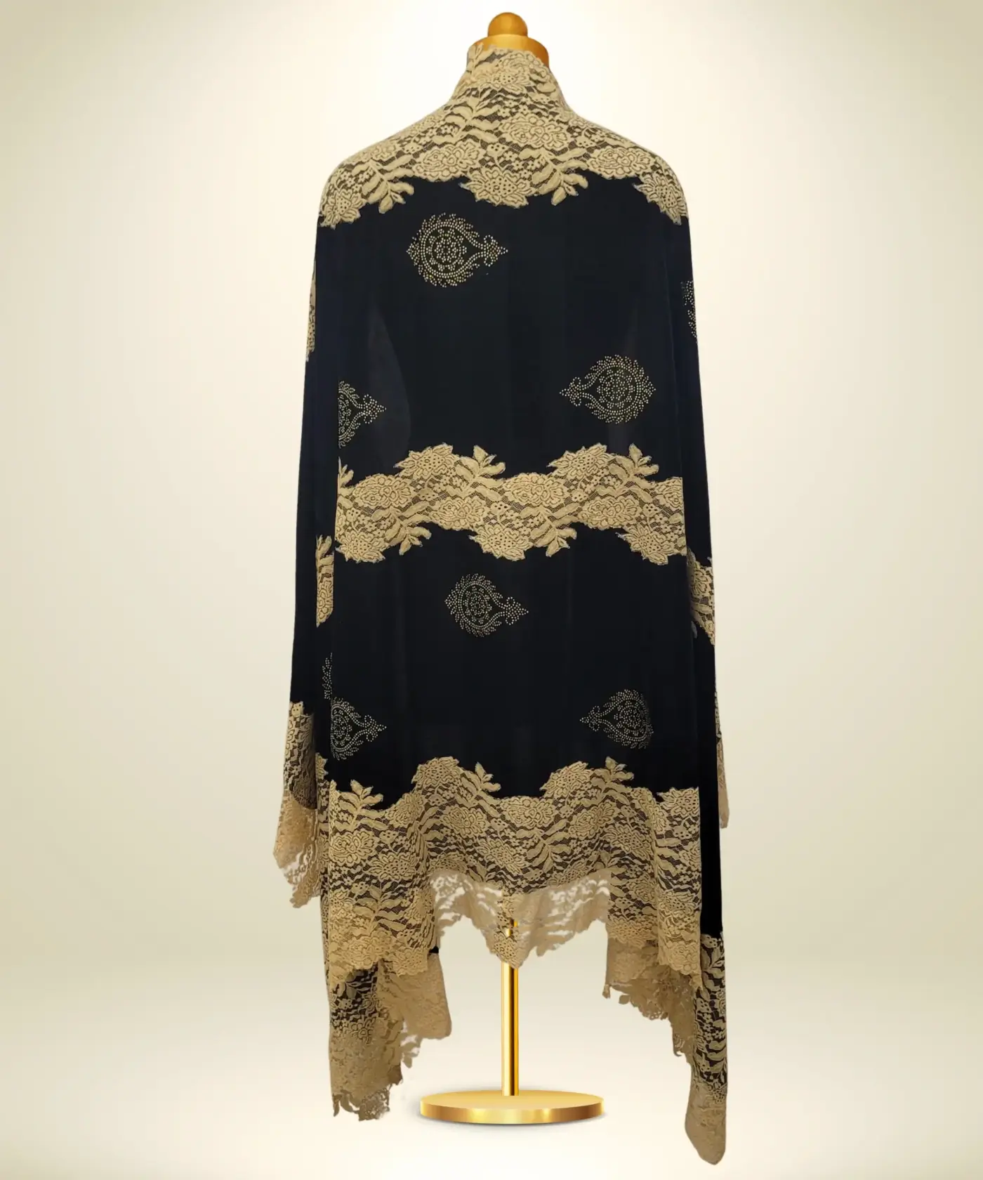 Shawl Velvet Lace Work - Image 14