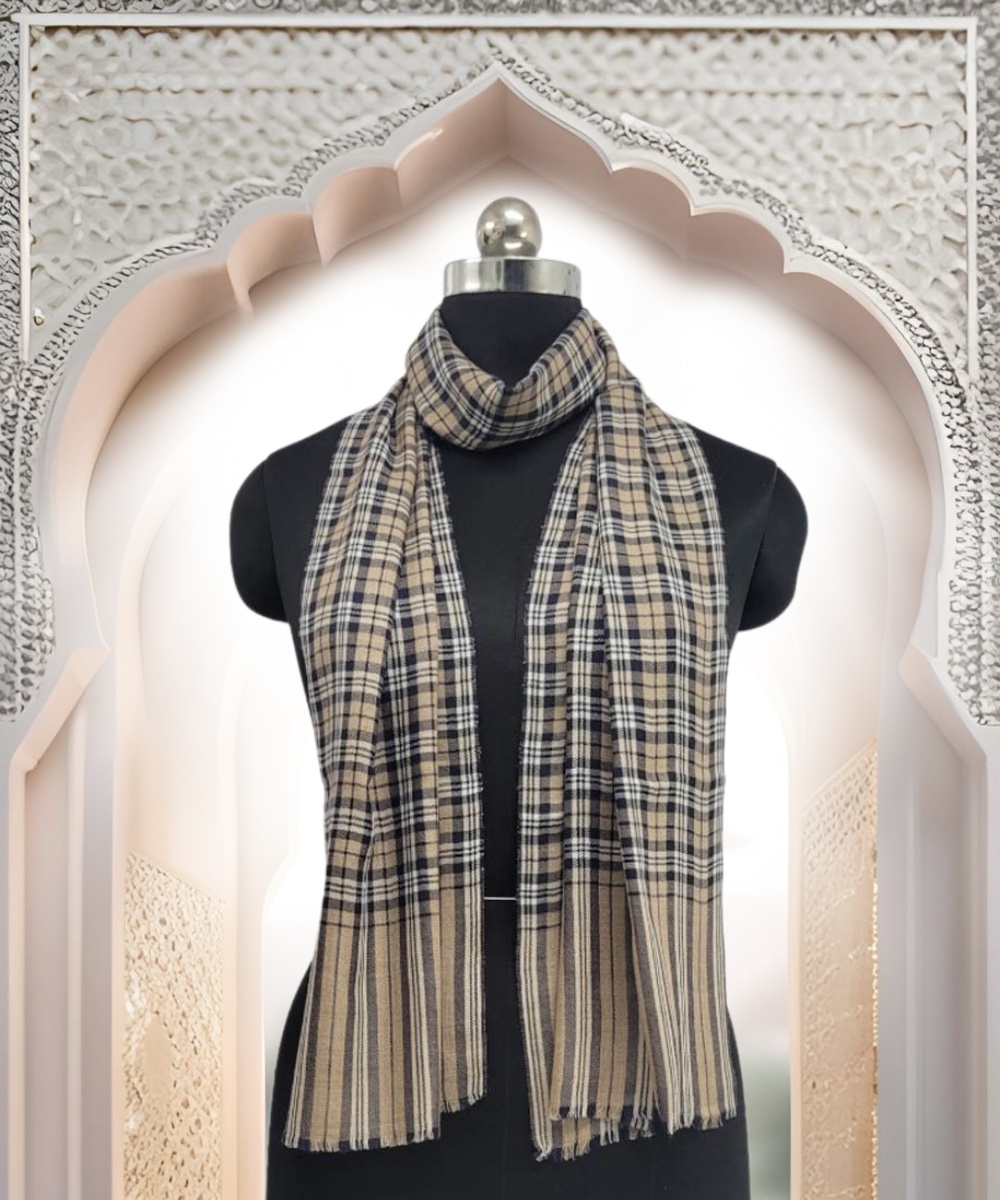 NEW-SCARVES-THUMBNAILS-0022 Scarf Check Pashmina - Image 1