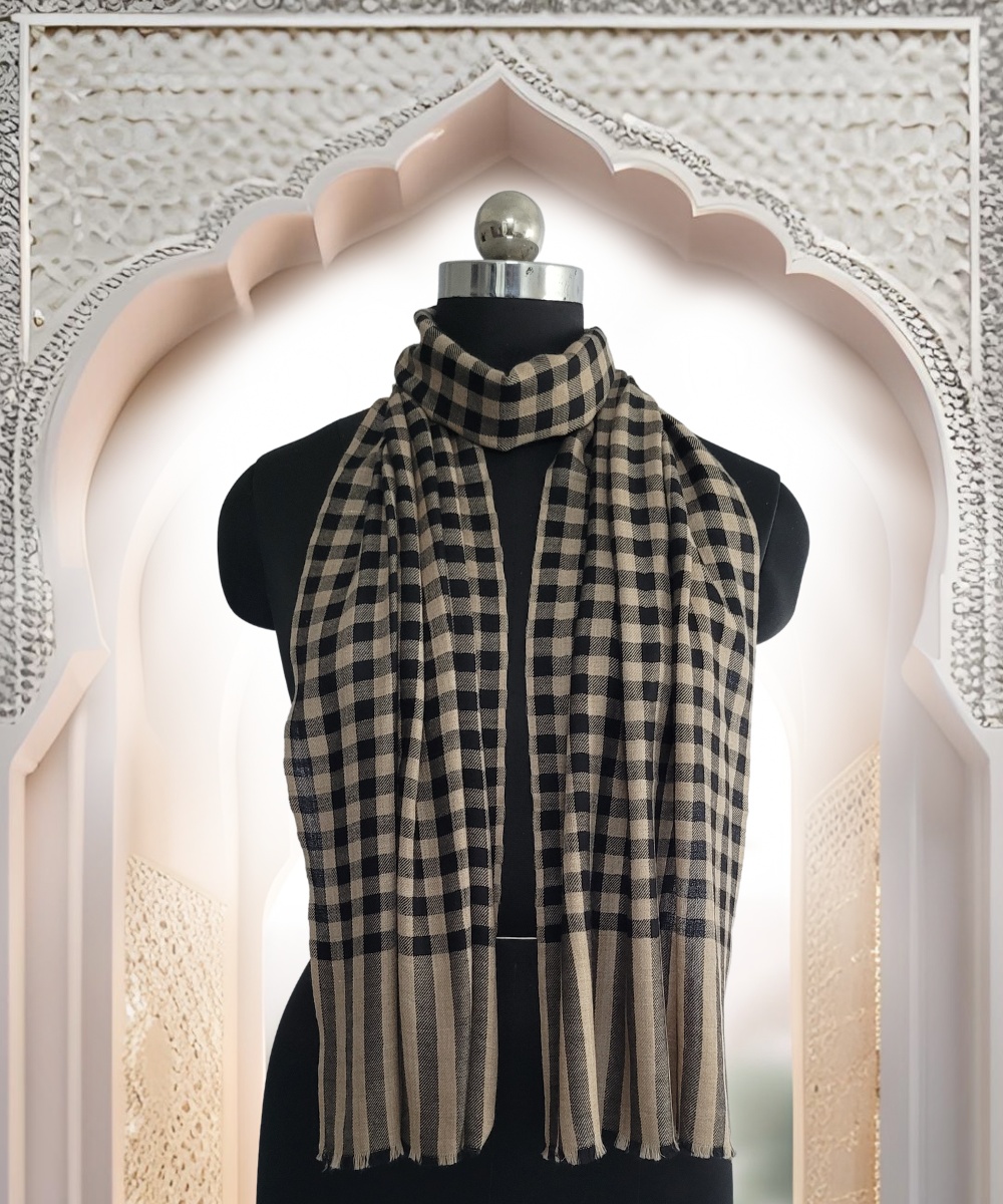 NEW-SCARVES-THUMBNAILS-0025 Scarf Check Pashmina - Image 1