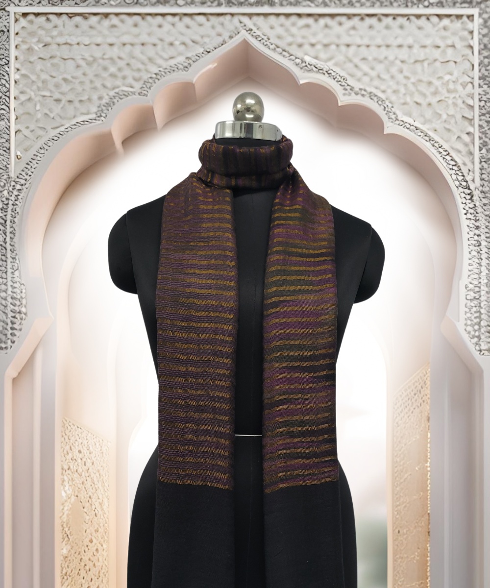 SS-7 Stole Zari Pashmina - Image 1